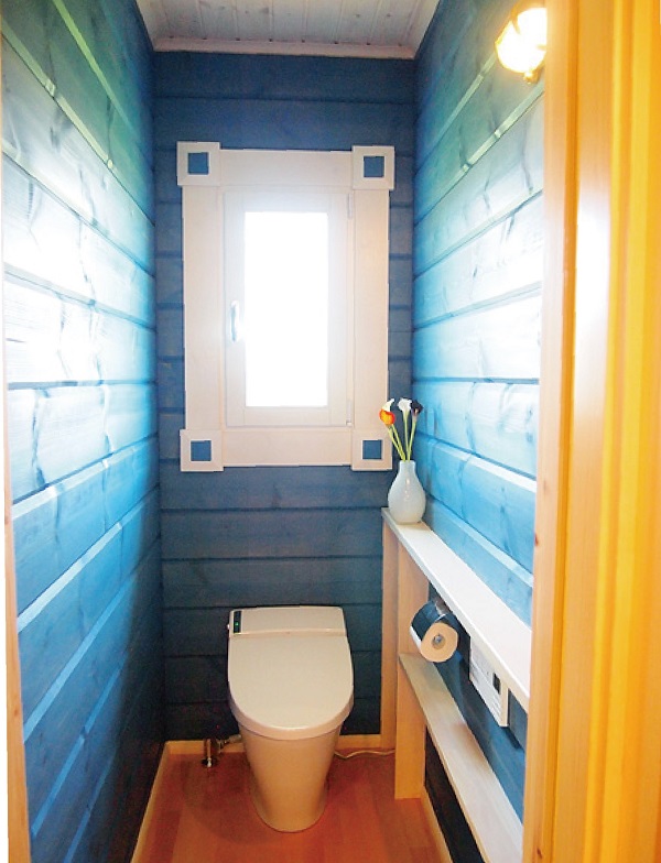 WC　天井・壁　塗装 　施工例